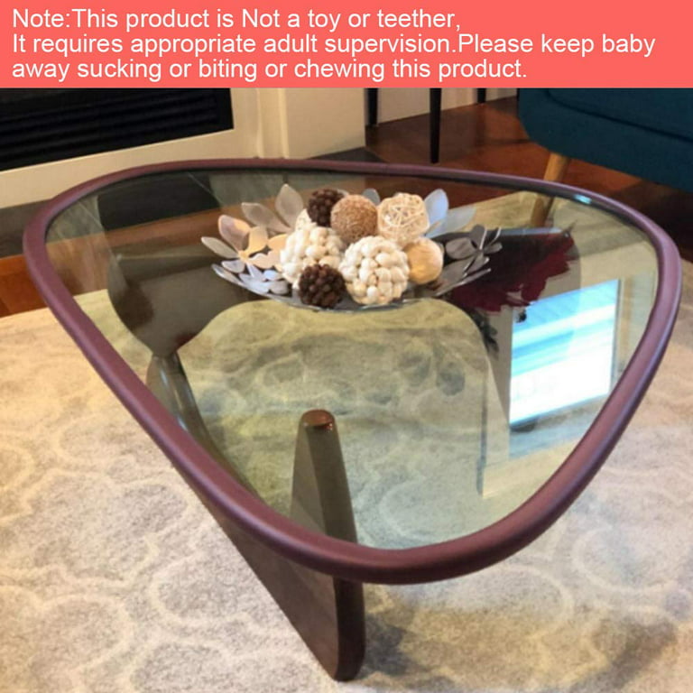Easy, cheap baby proof glass table -- glass table edge corner