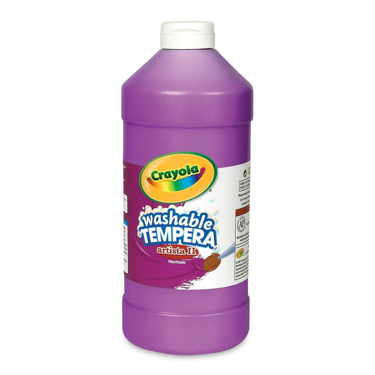 Crayola Artista II Washable Tempera Paints - 16 fl oz - 1 Each - Peach Crayola Artista II Washable Tempera Paints - 16 fl oz - 1 Each - Peach