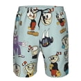 thumbnail image 4 of The Cuphead Show Cartoon Men's Beach Shorts Swim Trunks Casual Quick Dry Board Shorts Swimwear with Mesh Lined and Pockets, 4 of 8