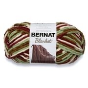Bernat Blanket 6 Super Bulky Polyester Yarn, Plum Fields 10.5oz/300g, 220 Yards