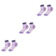 thumbnail image 5 of Eigraketly Calcetines al aire libre Mujeres Hombres Elástico Camping Senderismo Pesca Calcetines que absorben la humedad, rojo y morado claro y M Type1 NO1, 5 of 6