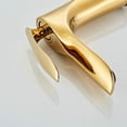 thumbnail image 5 of Grifo monomando para lavabo de baño, latón, oro, cromo, acabado dorado, monomando con lavabo Vhermosa WLJ-4552, 5 of 5