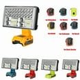 thumbnail image 2 of 30W portable LED working light, for Makita/DEWALT/MILWAKEE/BOSCH/BLACK DECKER 18V battery flashlight, with USB Type-C port, 2 of 24