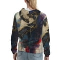 thumbnail image 7 of Daiia Colorful Ink Cute Horse Pattern Women's Fashion Hoodies & Sweatshirts with Kangaroo Pocket Hooded Sweatshirt with Eye-catching Drawstrings-XX-Large, 7 of 7