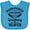 Turquoise, variant on Inktastic Handpicked for Earth by My Grammy in Heaven with Angel Wings Boys or Girls Baby Bib