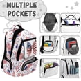thumbnail image 5 of Aplkyhs USA Flag Fireworks Bow Backpack for Age 6-12 School Bag Lightweight Water Resistant Bookbag for Kids Elementary Travel, 5 of 7