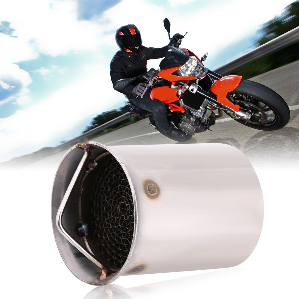 HERCHR 51mm Universal Motorcycle Exhaust Pipe Muffler Silencer Insert