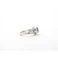 thumbnail image 2 of Heaven Crafts 925 Sterling Silver Aqua Chalcedony Ring Cocktail Jewelry Silver Designer Ring For Women Gift Item, 2 of 4