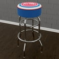 thumbnail image 4 of Trademark Gameroom Detroit Pistons Logo Bar Stool with Padded Seat, 4 of 4