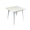 White, variant on Creative Images International Metal Dining Table with Metal Legs in White
