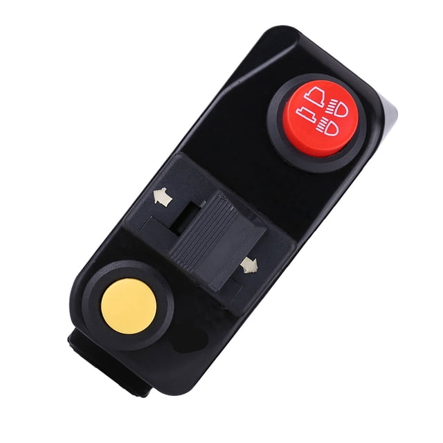 Interruptores de Montaje en Manillar de Motocicleta, Bocina, Señal de, Control de Haz Alto y Bajo, Ajuste Universal para Motocicletas, Scooters, Vehículos Todo Terreno