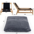 thumbnail image 4 of PORKISS Bean Bag Chair for Adults, Comfy Sofa Bean Bag Couch Lounge Soft Corduroy Material Furniture Gift High-Quality Lazy Sofa, Casual Single Sofa, Dark Grey, 4 of 8