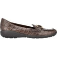 thumbnail image 3 of Easy Spirit Womens Avienta Embellished Flat Loafers Brown 5 Medium (B,M), 3 of 6