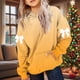 thumbnail image 1 of Sudadera con capucha para niños, moderna, informal, holgada, con estampado de manga larga, gorro con bolsillo de cuerda, sudadera de poliéster para niños., 1 of 5