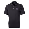 thumbnail image 2 of Men's Cutter & Buck Black Kansas State Wildcats Big & Tall Virtue Eco Pique Recycled DryTec Polo, 2 of 3