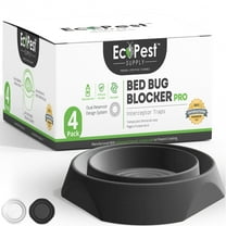 Bed Bug Blocker (Pro) Interceptor Traps — 4 Pack | Interceptors, Monitors, and Detectors for Bed Bugs