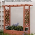 thumbnail image 2 of Riedhoff Wooden Raised Garden Bed with Trellis, Hanging Roof & Side Trellis, 79 x 17 x 45", 2 of 7