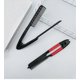 thumbnail image 1 of 2 Pieces Flat Iron Comb Hair Straightener Comb Salon Hair Brush Combs Hairdressing Styling Hair Straightener Straight V Comb (Red, Black), 1 of 5