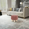 thumbnail image 6 of Joveco Small Foot Stool Ottoman,Fabric Footrest with Wood Legs,Soft Step Stool,Under Desk Stool Home Living Room Bedroom Cloakroom, 6 of 7