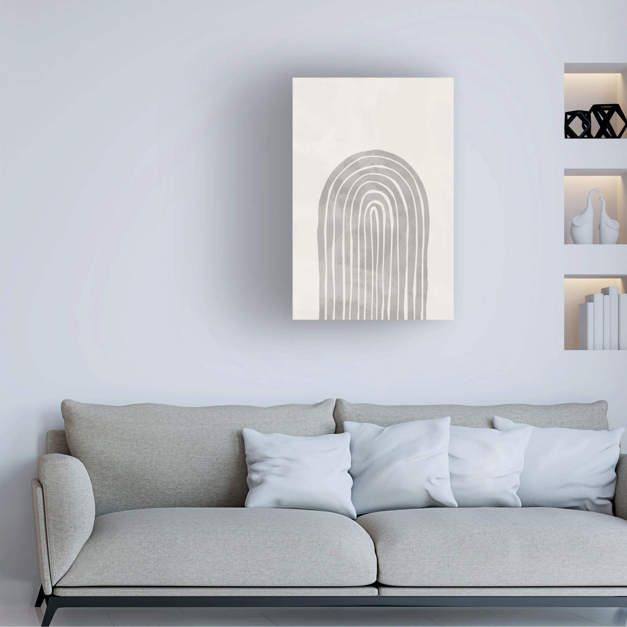 Pictufy Studio II 'Arch Thick 2' Canvas Art - 22 x 32 Inches