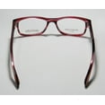 thumbnail image 5 of NEW AD.LIB 3202 MENS/WOMENS DESIGNER FULL-RIM TITANIUM STRIPED BURGUNDY SLEEK FRAME DEMO LENSES 51-16-135 SPRING HINGES EYEGLASSES/EYEWEAR, 5 of 9