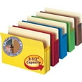 thumbnail image 3 of Smead 74892 3 1/2 Inch Expansion Colored File Pocket, Straight Tab, Legal, Assorted, 5/Pack, 3 of 8