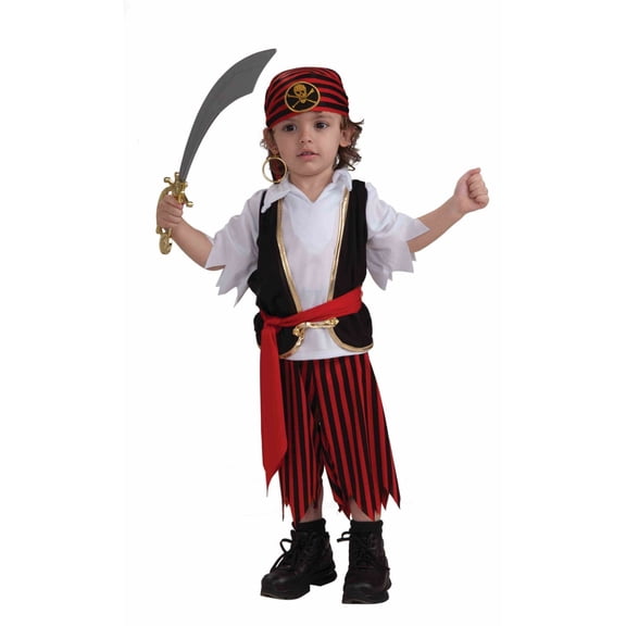 Rubies Little Pirate Costume For Toddlers, Boys 2T-4T