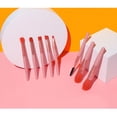 thumbnail image 2 of Nvzi Juego de brochas de maquillaje en miniatura, 8 piezas, kit de brochas de maquillaje para viajes, brochas cosméticas para rostro, base, rubor, sombra de ojos (rosa), 2 of 3