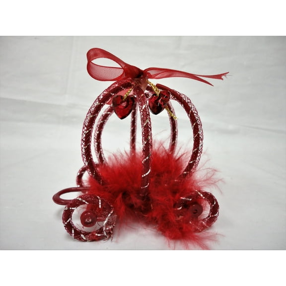 Charmed Red Carriage Party Favor Wedding Red Hearts