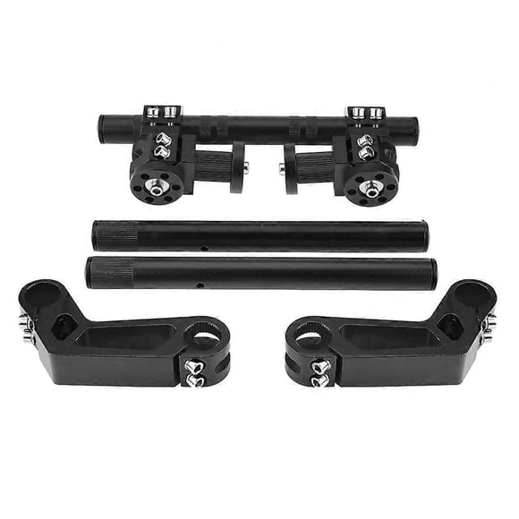 7/8" 22mm Adjustable CNC Motorcycle Steering Handlebar System for 125cc Dirt Bike Black