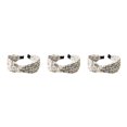 thumbnail image 3 of Sonducket Diadema Estampado floral Bandas para el cabello Diademas retorcidas Sombreros Blanco Type1 NO1, 3 of 6