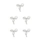 thumbnail image 1 of Minnieouse Broche de perlas Estilo simple Esmalte Pins Suéter Clips Vestido Clip Día de San Valentín Regalos para mujeres Adolescentes Niñas Plata 5Conjunto, 1 of 6