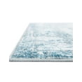 thumbnail image 6 of Unique Loom Sofia Collection Area Rug - Casino (2' x 3' 11" Runner Light Blue/Ivory), 6 of 11