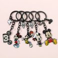 thumbnail image 4 of Disney-Llavero clásico de Mickey Mouse, mochila escolar, esmalte de Metal, Minnie, Anime, colgante, joyería, regalo creativo, 4 of 4