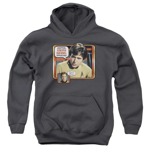 Star Trek - Enemy Wessel - Youth Hooded Sweatshirt - Large
