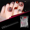 thumbnail image 3 of 500pcs Uñas Postizas de Resina Ndcxsfigh Natural/Claro Tips de Manicura para Pies, 3 of 7
