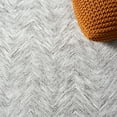 thumbnail image 6 of SAFAVIEH Soho Ryker Zig-Zag Area Rug, Grey/Ivory, 6' x 9', 6 of 8