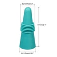 thumbnail image 2 of Uxcell Silicone Wine Bottle Stoppers Sealer Caps Cover for Drink Blue 8Pack, 2 of 5