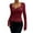 Red, variant on Deago Women's Long Sleeve Sweetheart Neck Shirts Casual Slim Fit Rib Knit Tops Fall Basic Tee Outfits Clothes (Beige, S)