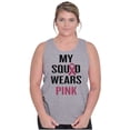 thumbnail image 4 of Breast Cancer BCA My Squad Wears Pink Womens Plus Size Graphic Tank Top Brisco Brands 2X, 4 of 5