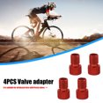 thumbnail image 2 of Adaptador de válvula de bicicleta 4pcs Presta a EE. UU. Adaptador de válvula estadounidense Convertidor Adaptador de aleación de aluminio Bicicleta Hugtrwg Para estrenar, 2 of 7