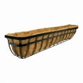 thumbnail image 4 of Panacea Flat Iron Series Planter Boxes, Black, 48"L, 4 Pack, 4 of 7