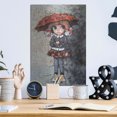 thumbnail image 6 of Luxe Metal Art 'Girl With Bows' by Alexander Gunin, Metal Wall Art, 12"x16", 6 of 9