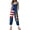 25#Royal Blue, variant on Spring Summer Plus Size Boho Overalls for Women 2026 Hippie Cloth Floral Printed Jumpsuits Spaghetti Strap Rompers