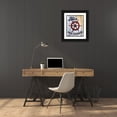 thumbnail image 3 of Art Licensing Studio 12x14 Black Ornate Wood Framed with Double Matting Museum Art Print Titled - Shipwheel, 3 of 4