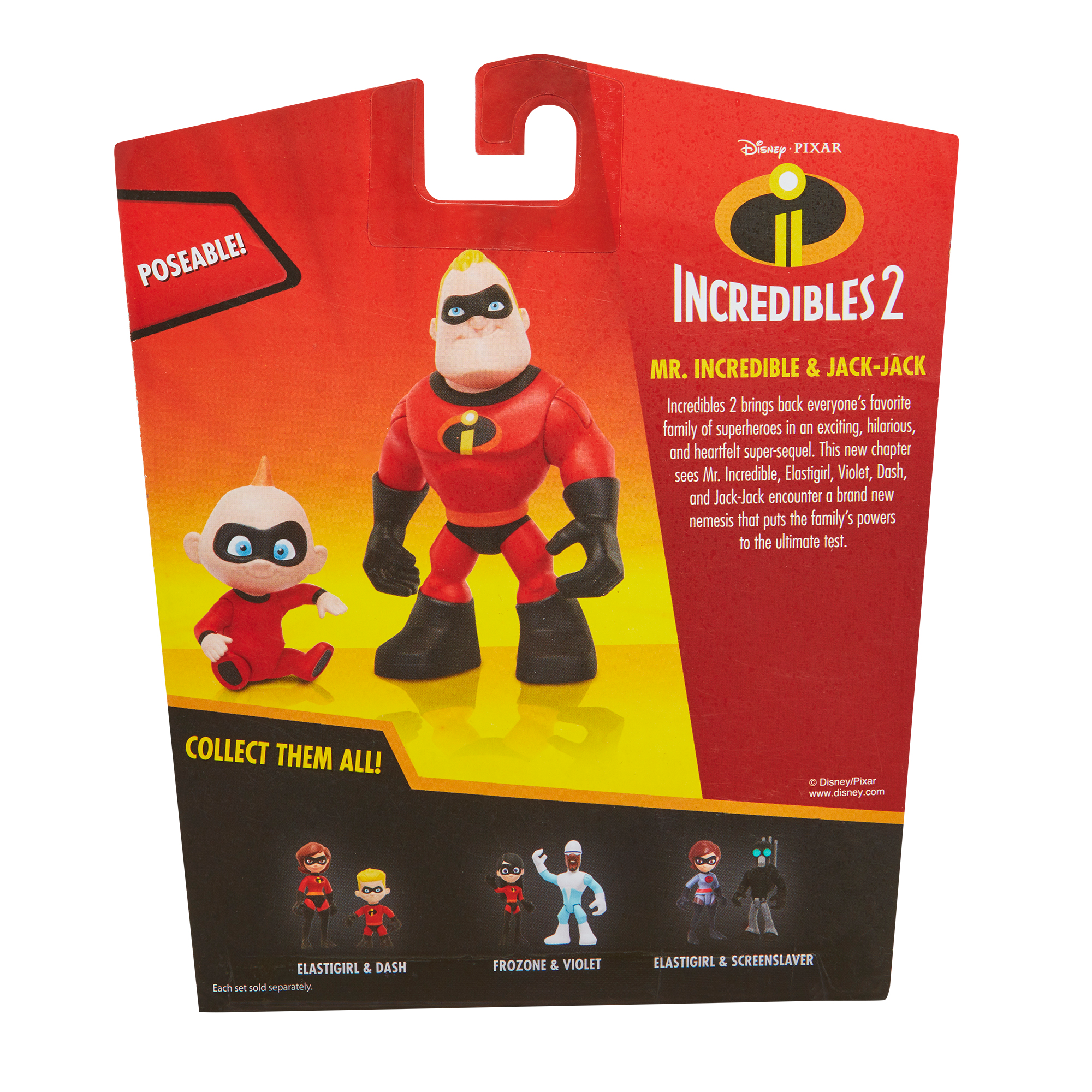 thumbnail image 2 of Incredibles 2 3-Inch Precool 2-Pack Figures: Mr. Incredible & Jack-Jack, 2 of 3