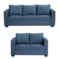 thumbnail image 1 of Sala 3-2 Gales ( Sofá, Love Seat ) Azul Marino Para Sala, 1 of 10