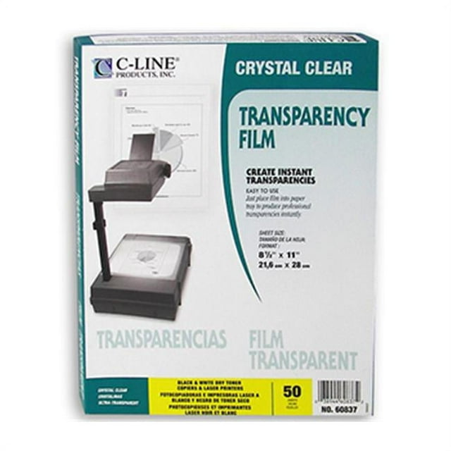 C-Line Products Inc Cli60837 Transparency Film For Copiers And