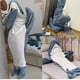 thumbnail image 4 of Pijama de tiburón de dibujos animados para adultos, Onesie, ropa de casa para adultos, saco de dormir de franela suave con capucha, mono de ajuste suelto usable, regalos de fiesta, 4 of 4