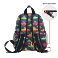 thumbnail image 5 of FORMRS Kids School Backpack with Front Zippered Pocket 12" Student Travel Daypack, Colorful Space Cat, 5 of 6